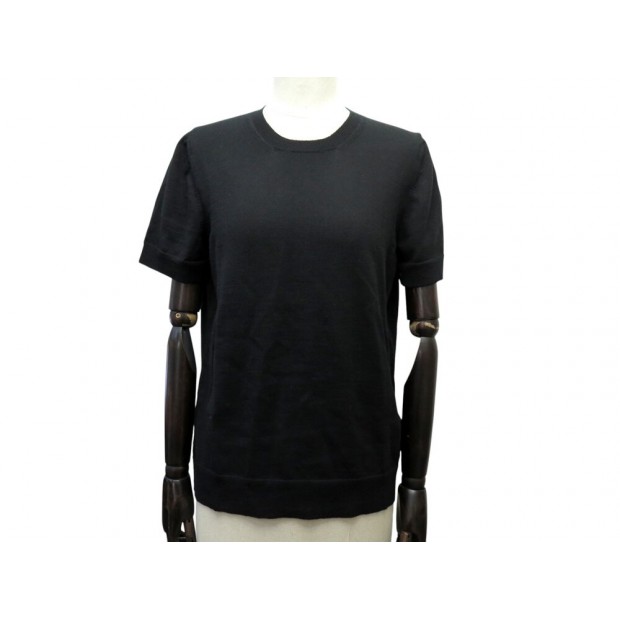 NEUF PULL CHRISTIAN DIOR BRODERIE ABEILLE LOGO CD 38 M LAINE NOIRE SWEATER 1300€