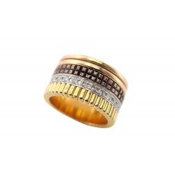 BAGUE BOUCHERON QUATRE CLASSIQUE LARGE JRG00623 T50 OR 18K 0.51CT RING 11050€