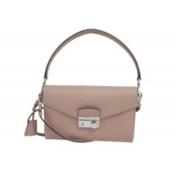 NEUF SAC A MAIN PRADA SOUND CUIR SAFFIANO VIEUX ROSE BANDOULIERE HAND BAG 2750€