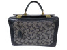  vanity celine cuir box bleu marine et toile