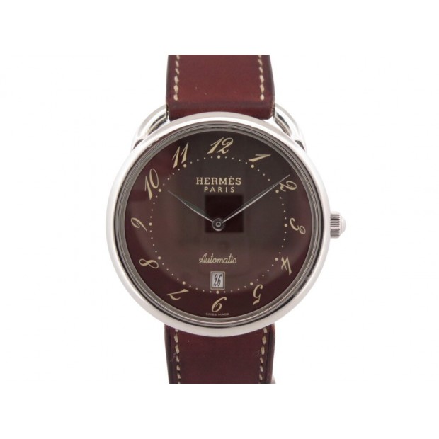 MONTRE HERMES ARCEAU TGM AR4.810 41 MM ACIER PALLADIE AUTOMATIQUE WATCH 5200€