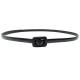 NEUF CEINTURE CHRISTIAN DIOR EN CUIR DE CROCODILE NOIRE T 42 LEATHER BELT 800€