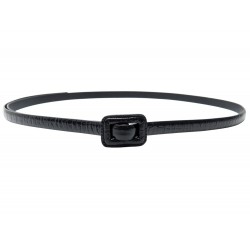 NEUF CEINTURE CHRISTIAN DIOR EN CUIR DE CROCODILE NOIRE T 42 LEATHER BELT 800€