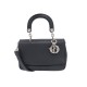 SAC A MAIN CHRISTIAN DIOR BE SMALL CUIR GRAINE NOIR BANDOULIERE HAND BAG 3450€