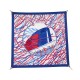 NEUF FOULARD HERMES EN AVANT TOUTE DIMITRI RYBATCHENKO CARRE 90 SOIE SCARF 530€