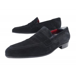CHAUSSURES JM WESTON MOCASSINS WOOLTON 474 9.5D 43.5 DAIM EMBAUCHOIRS SHOES 895€