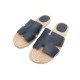 CHAUSSURES HERMES ANTIGUA H201485ZH ESPADRILLES SANDALES EN CUIR 43 SHOES 490€
