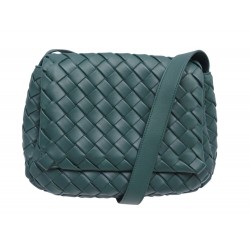 SAC A MAIN BOTTEGA VENETA COBBLE MESSENGER SMALL 755659V3BD1 VERT EMERAUDE 2900€
