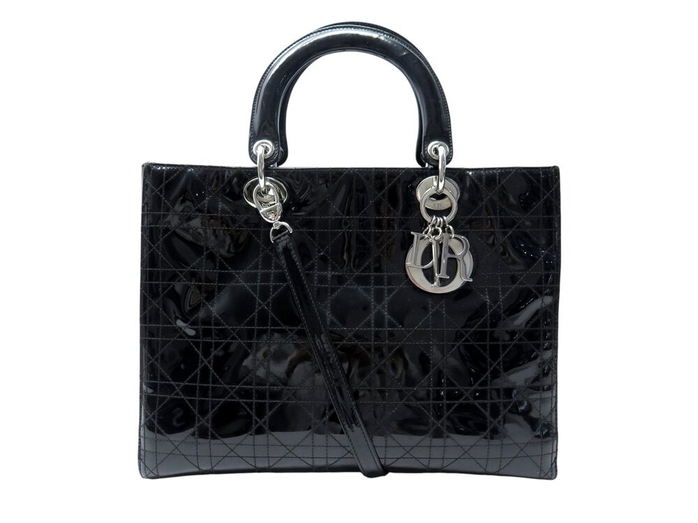 sac a main christian dior lady dior large cuir cannage