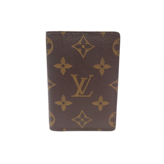 NEUF ORGANIZER DE POCHE LOUIS VUITTON TOILE MONOGRAM PORTE CARTES WALLET 345€