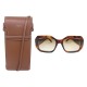 NEUF LUNETTES DE SOLEIL CELINE TRIOMPHE ECAILLE DE TORTUE CL50155I POCHETTE 420€
