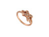 bague chaumet jeux de liens 082179 en or rose 18k