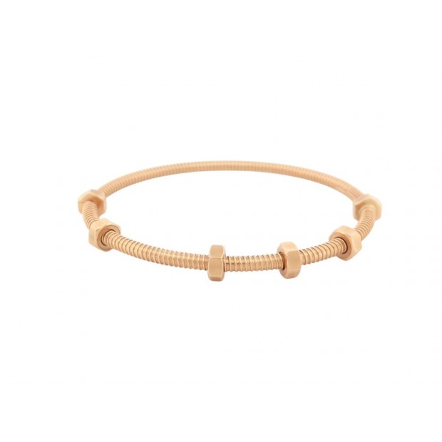 NEUF BRACELET CARTIER ECROU CRB6049517 18 OR ROSE 18K GOLDEN STRAP BANGLE 8550€