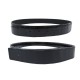 LIEN DE CEINTURE T95 COMPATIBLE BOUCLE HERMES 32MM EN CUIR DE CROCODILE NOIR