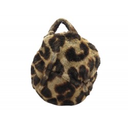 VINTAGE SAC A MAIN VIVIENNE WESTWOOD FOURRURE SYNTHETIQUE LEOPARD FAUX FUR PURSE