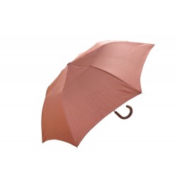 VINTAGE PARAPLUIE HERMES TOILE MONOGRAMMEE H ORANGE MANCHE BOIS CANVAS UMBRELLA