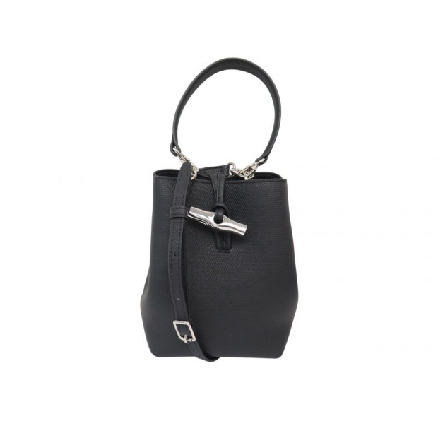 NEUF SAC A MAIN LONGCHAMP SEAU XS LE ROSEAU 10279HFP001 NOIR BANDOULIERE 490€