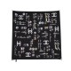 FOULARD CHANEL CAMELIA LOGO CC CAMBON CARRE 90 EN TWILL DE SOIE NOIRE SCARF 530€
