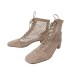 NEUF BOTTINES DIOR NAUGHTILY-D RESILLE KCI492SURS12U SUEDE NUDE 41.5 SHOES 1490€