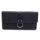 NEUF PORTEFEUILLE CHRISTIAN DIOR TISSU NOIR PORTE MONNAIE WALLET BILLFOLD 390€