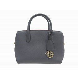 SAC A MAIN CHRISTIAN DIOR OPEN BAR MEDIUM CABAS CUIR GRIS PURSE HAND BAG 2400€