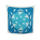 RARE FOULARD HERMES JO MONTREAL-INNSBRUCK 1976 CARRE 90 EN SOIE BLANC SCARF 530€