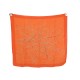 FOULARD HERMES MIKADO CARRE 70 EN CACHEMIRE & SOIE ORANGE CASHMERE SILK SCARF