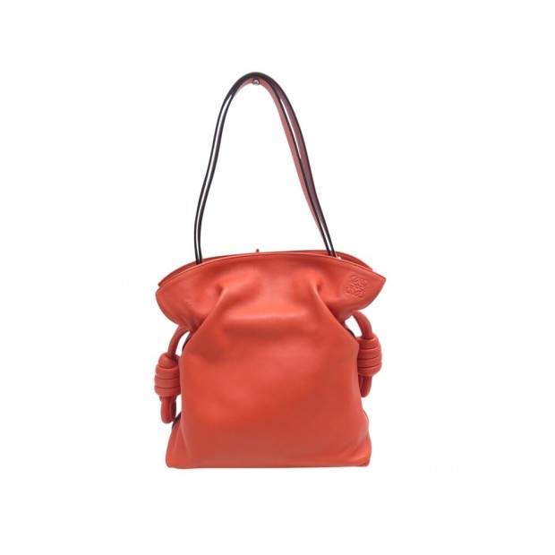 SAC A MAIN LOEWE FLAMENCO PORTE EPAULE EN CUIR ORANGE HAND SHOULDER BAG 2400€