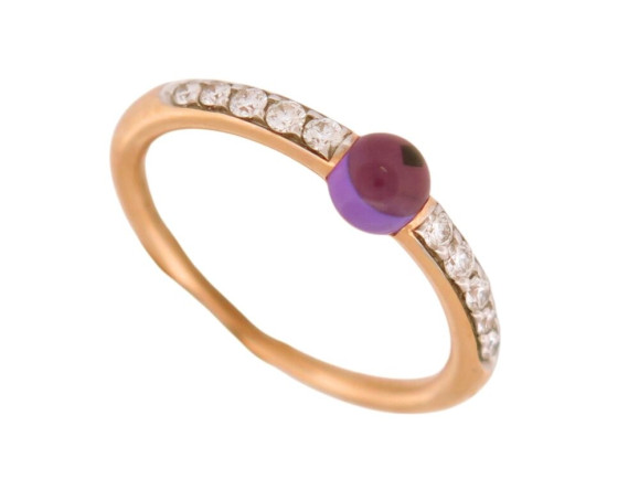  bague pomellato m'ama non m'ama amethyste 52