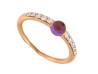  bague pomellato m'ama non m'ama amethyste 52