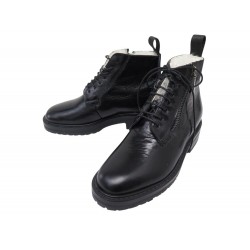 NEUF CHAUSSURES BOTTINES SAINT LAURENT FOURREES CUIR PEAU LAINEE MOUTON 37 1150€