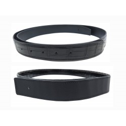 NEUF LIEN DE CEINTURE T 105 COMPATIBLE BOUCLE HERMES 32MM EN CUIR CROCODILE BELT