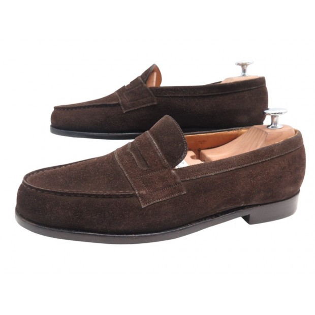 VINTAGE CHAUSSURES JM WESTON MOCASSINS 180 DAIM 7C 40.5 FIN 41 SHOE LOAFERS 880€