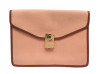 pochette celine c classique en toile rose pink