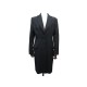 NEUF MANTEAU LONG CHRISTIAN DIOR M 40 EN LAINE NOIR NEW BLACK WOOL COAT 3980€