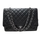 SAC A MAIN CHANEL CLASSIQUE TIMELESS MAXI JUMBO A47600 CUIR CAVIAR NOIR 11700€
