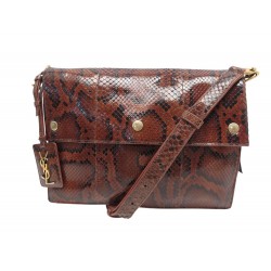 NEUF SAC A MAIN SAINT LAURENT NOE 490867 CUIR PYTHON POCHETTE BANDOULIERE 6000€