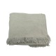 NEUF PLAID HERMES COUVRE LIT EN CACHEMIRE & COTON SOIE CASHMERE BLANKET 1600€