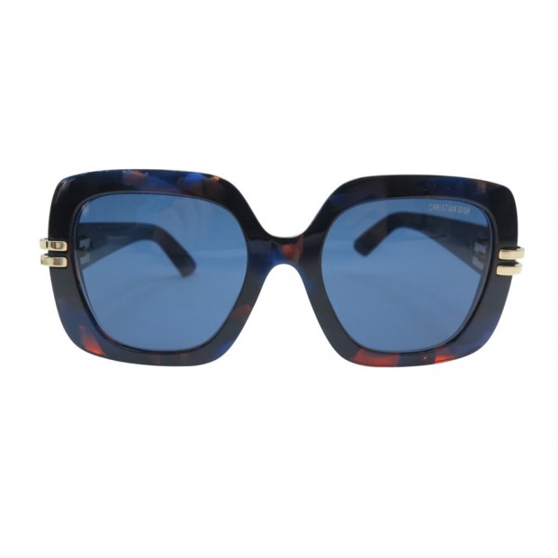 LUNETTES DE SOLEIL DIOR CDIOR S2F CD40154I EN PLASTIQUE BLEU SUNGLASSES 520€