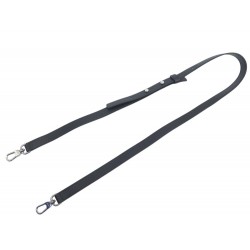 NEUF ANSE BANDOULIERE POUR SAC LONGCHAMP EN CUIR NOIR NEW SHOULDER STRAP 150€