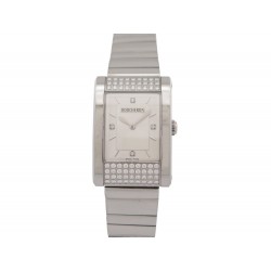 VINTAGE MONTRE BOUCHERON REFLET ICARE 34 MM QUARTZ CLASSIQUE ACIER DIAMANT WATCH