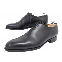 CHAUSSURES JM WESTON CYCLISTE FLORE 404 RICHELIEU EN CUIR NOIR 7D 41 SHOES 980€