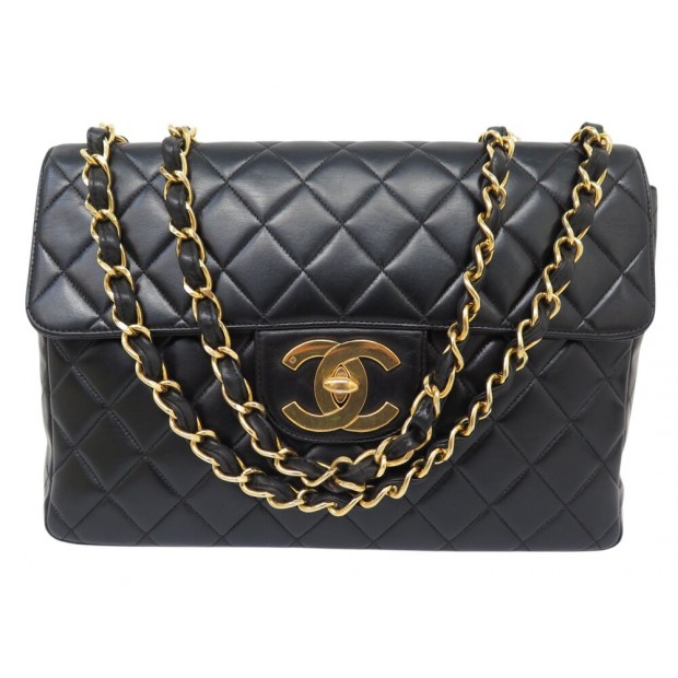 VINTAGE SAC A MAIN CHANEL CLASSIQUE TIMELESS JUMBO CUIR MATELASSE HANDBAG 11100€