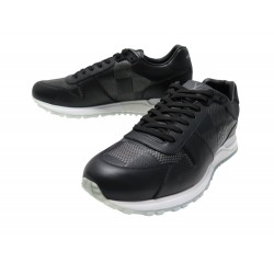 NEUF CHAUSSURES BASKETS LOUIS VUITTON RUN AWAY CUIR DAMIER 8.5 42.5 SNEAKER 920€