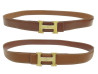 ceinture hermes boucle h guilloche 32mm t105 en cuir