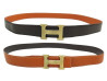 ceinture hermes boucle h brosse cuir reversible 32mm