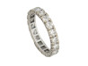 bague alliance americaine 20 diamants 2ct or blanc 18k