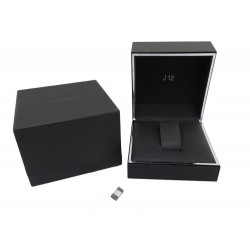 BOITE POUR MONTRE CHANEL J12 PREMIERE + 1 MAILLON CERAMIQUE NOIR WATCH BOX +LINK