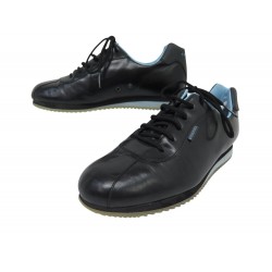 CHAUSSURES CHANEL BASKETS TENNIS BOWLING 35 CUIR NOIR BOITE SNEAKERS SHOES 950€