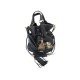 NEUF SAC A MAIN LANCEL PREMIER FLIRT A10528 CUIR GRAINE NOIR & PYTHON SEAU 840€